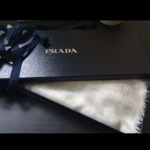 Prada Cashmere/Silk Scarf, Never Been Worn
